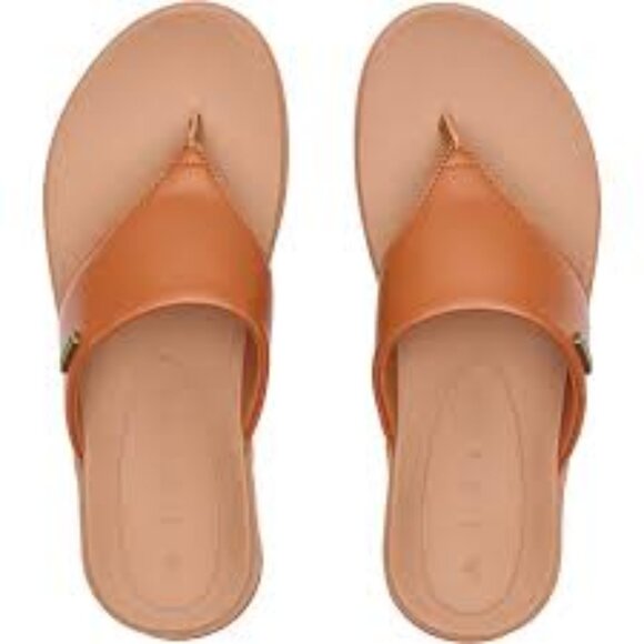 Reef Aura Serenity Women’s Flip Flip Sandals 7.5B Cocoa Brown Tan Worn Twice - Picture 1 of 10